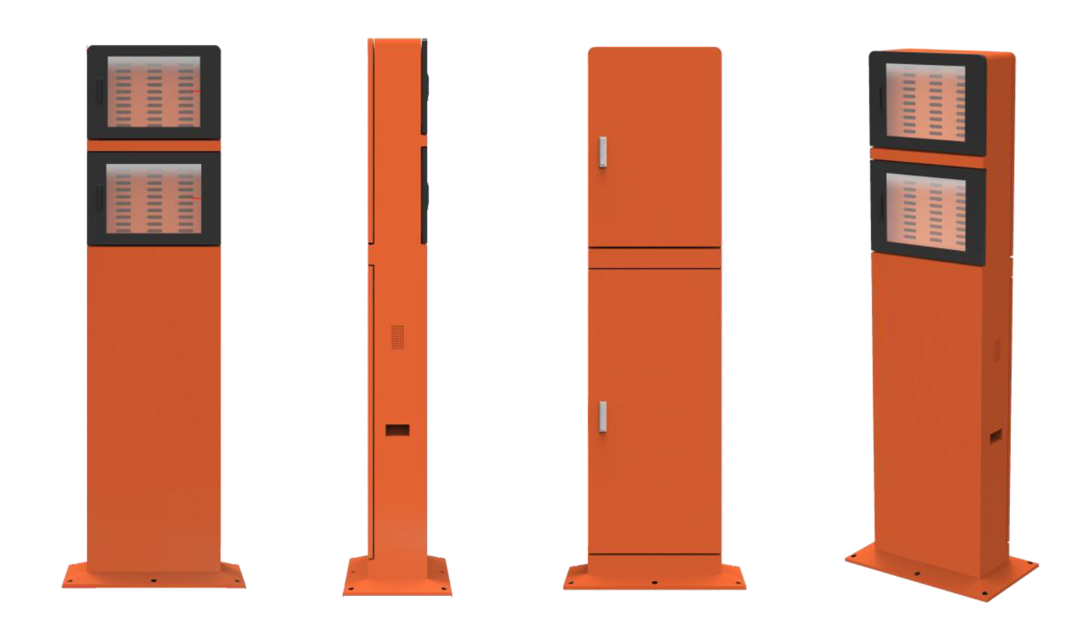 戶外60口智能人臉識別發卡機人員定位識別卡發卡充電設備